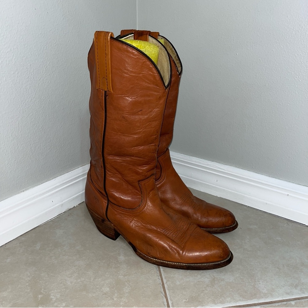 Frye Tan Cowboy & Western Boots
